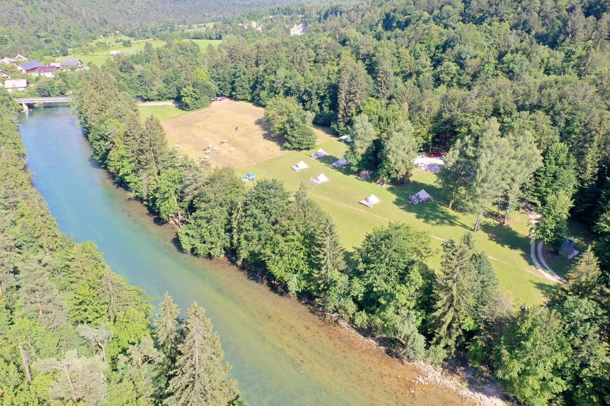 Eco River Camp - Pitches Radovljica Ngoại thất bức ảnh