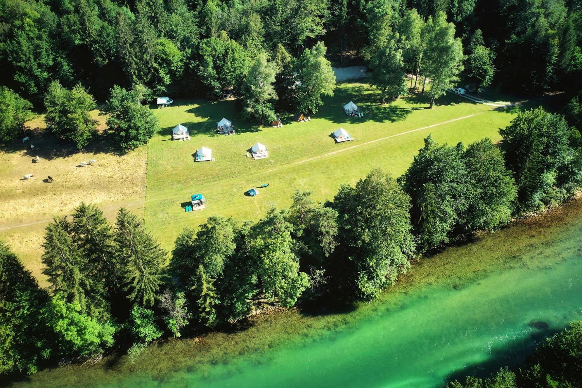 Eco River Camp - Pitches Radovljica Ngoại thất bức ảnh