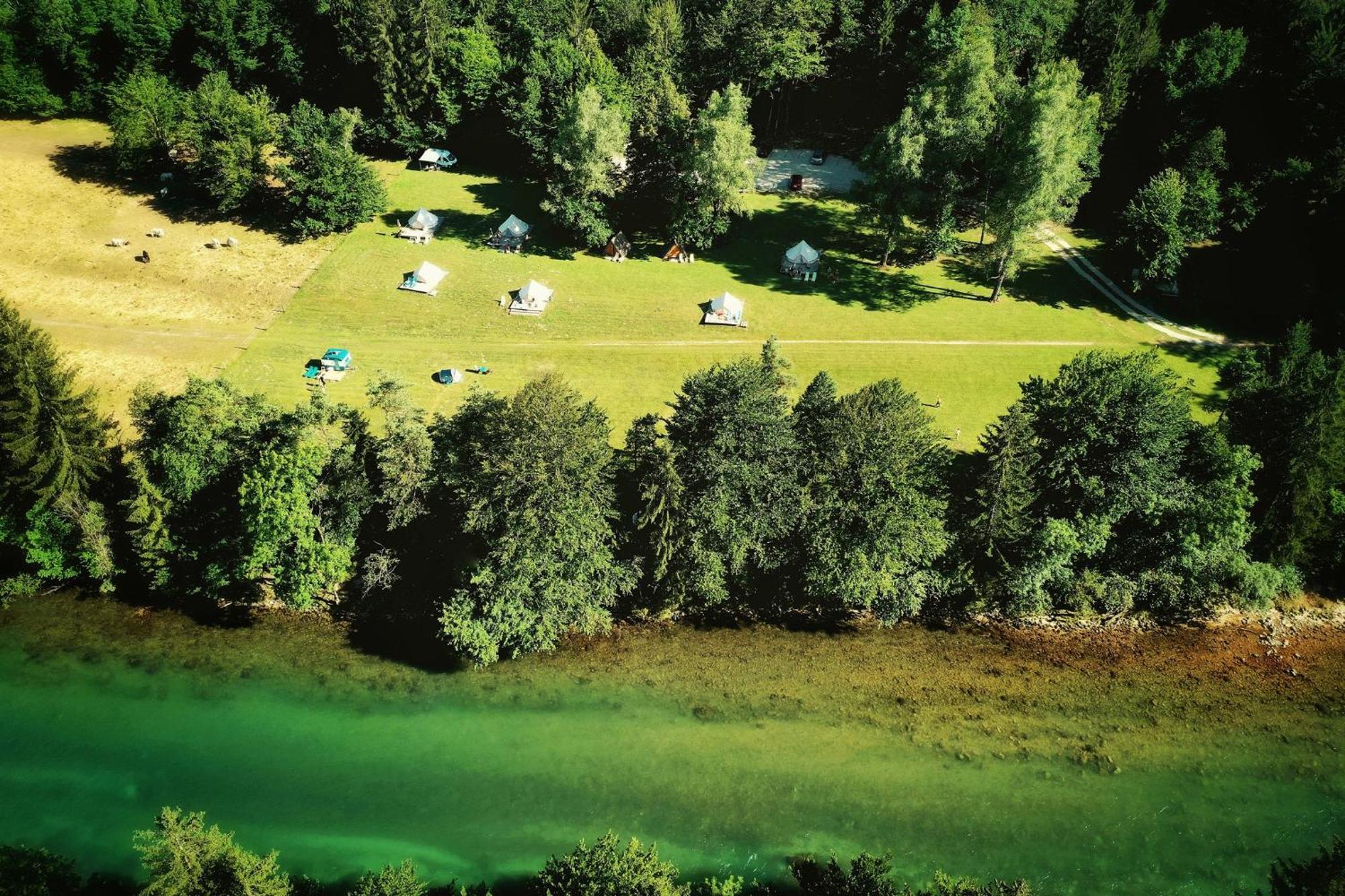 Eco River Camp - Pitches Radovljica Ngoại thất bức ảnh